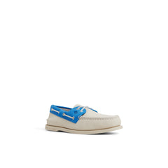 Authentic Original™ 2-Eye Boat Shoe White Blue