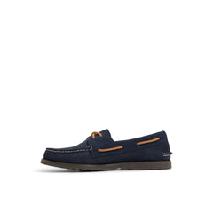 Authentic Original™ 2 Eye Ripple Boat Shoe Dark Blue