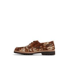 Cow Print 3 Eye Boat Shoe