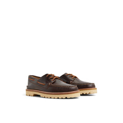 Authentic Original™ 3-Eye Lug Boat Shoe Brown
