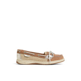 Angelfish 1 Eye Boat Shoe Open Tan