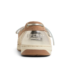 Angelfish 1 Eye Boat Shoe Open Tan