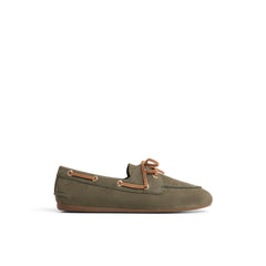 Sperry x Aritzia Slim Boat Shoe Olive