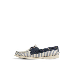 Authentic Original™ 2 Eye Boat Shoe White/Navy Women's Women