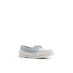 Authentic Original™ 2 Eye Boat Shoe White/Blue Women's Women