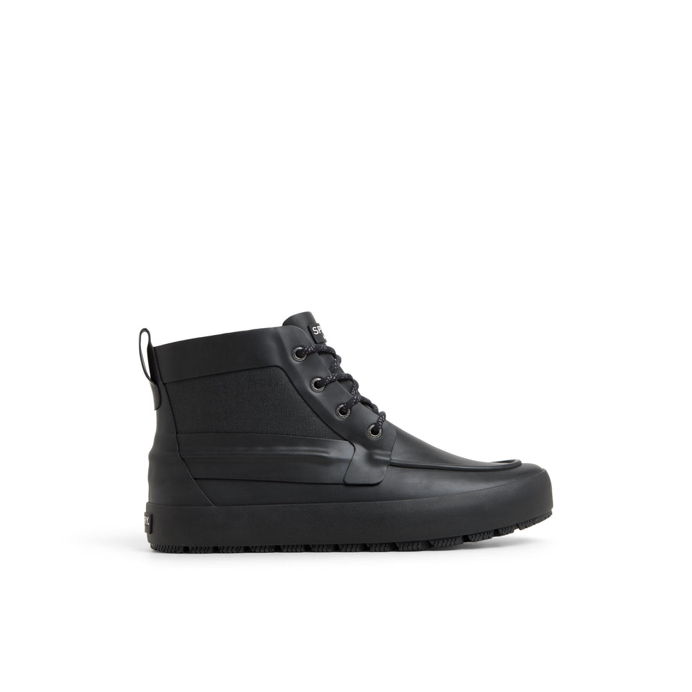 Sleek Lace Up Boot Black