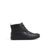 Sleek Lace Up Boot Black
