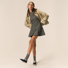 Classiccvo Navy Textile Canvas Unisex Sneakers