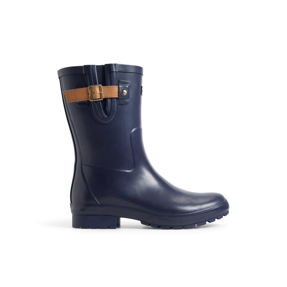 Drizzle Mid Calf Rain Boot Navy