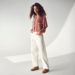 Seaport Penny Leather Loafer Medium Beige