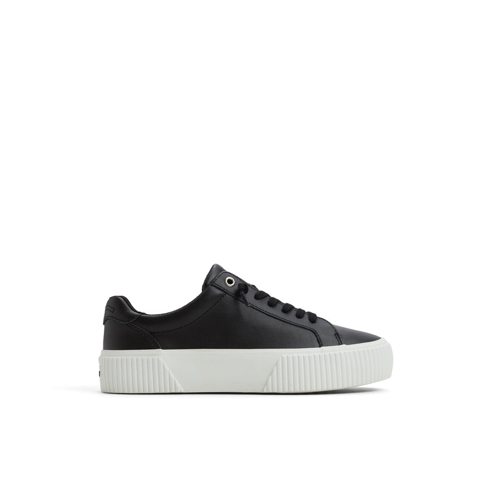 Bermuda Lace to Toe Platform Sneakers Black
