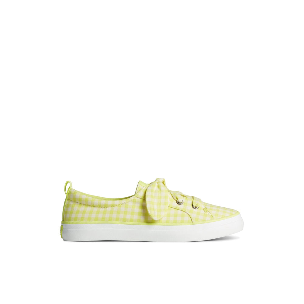 Crest Vibe Gingham Sneaker Light Green