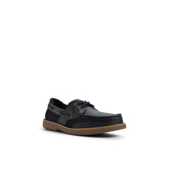 Surveyor 2 Eye Boat Shoes Black