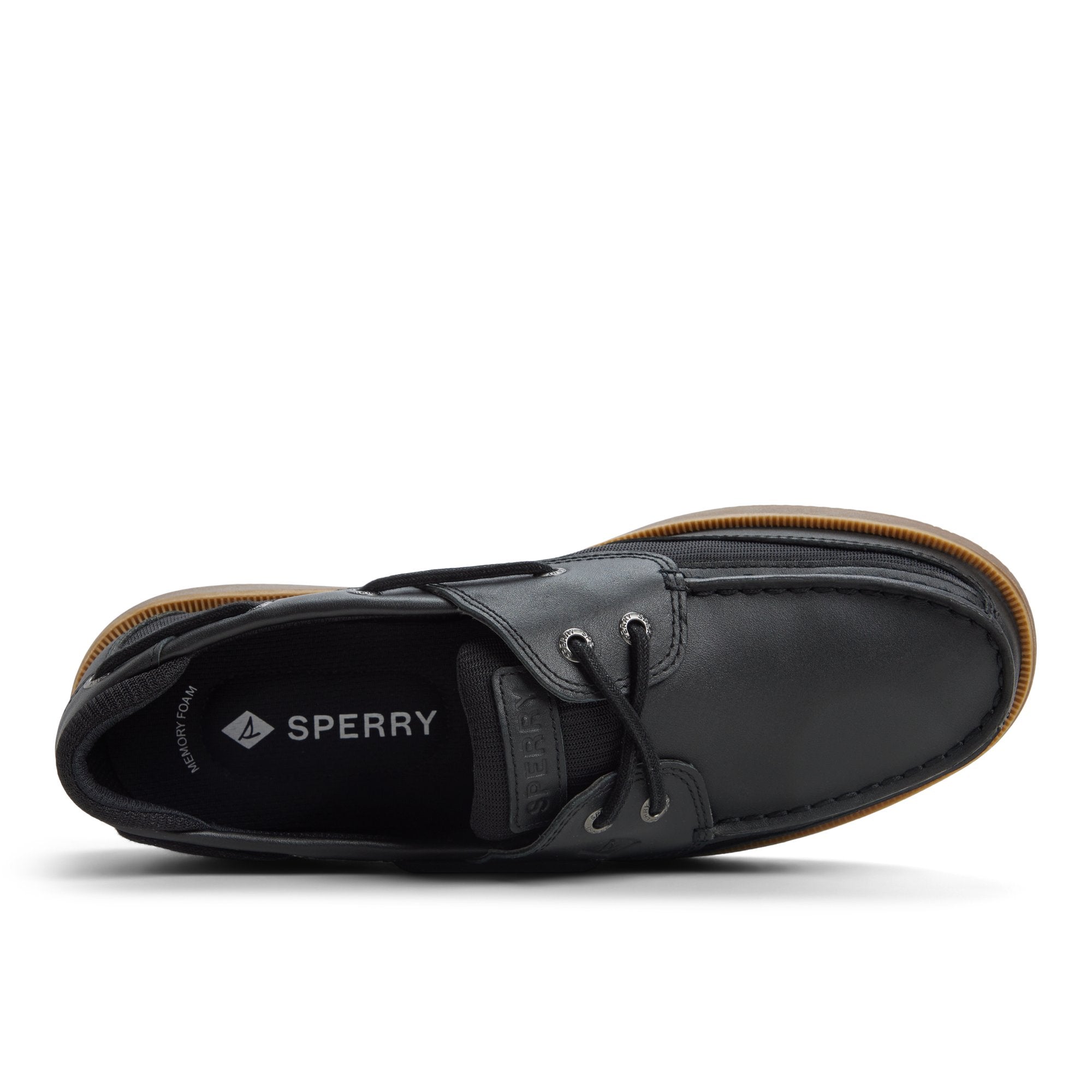 Surveyor 2 Eye Boat Shoes Black