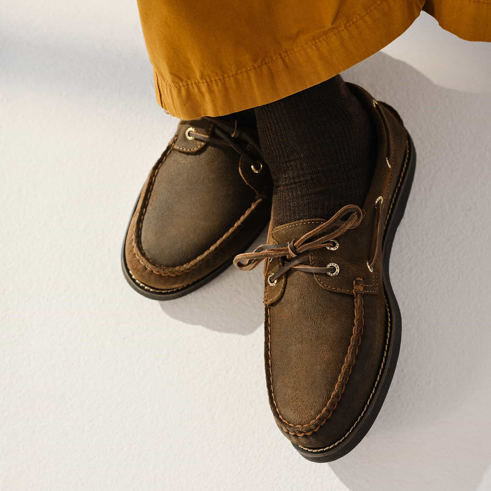 Gold Cup™ Authentic Original™ 2-Eye Boat Shoe Khaki