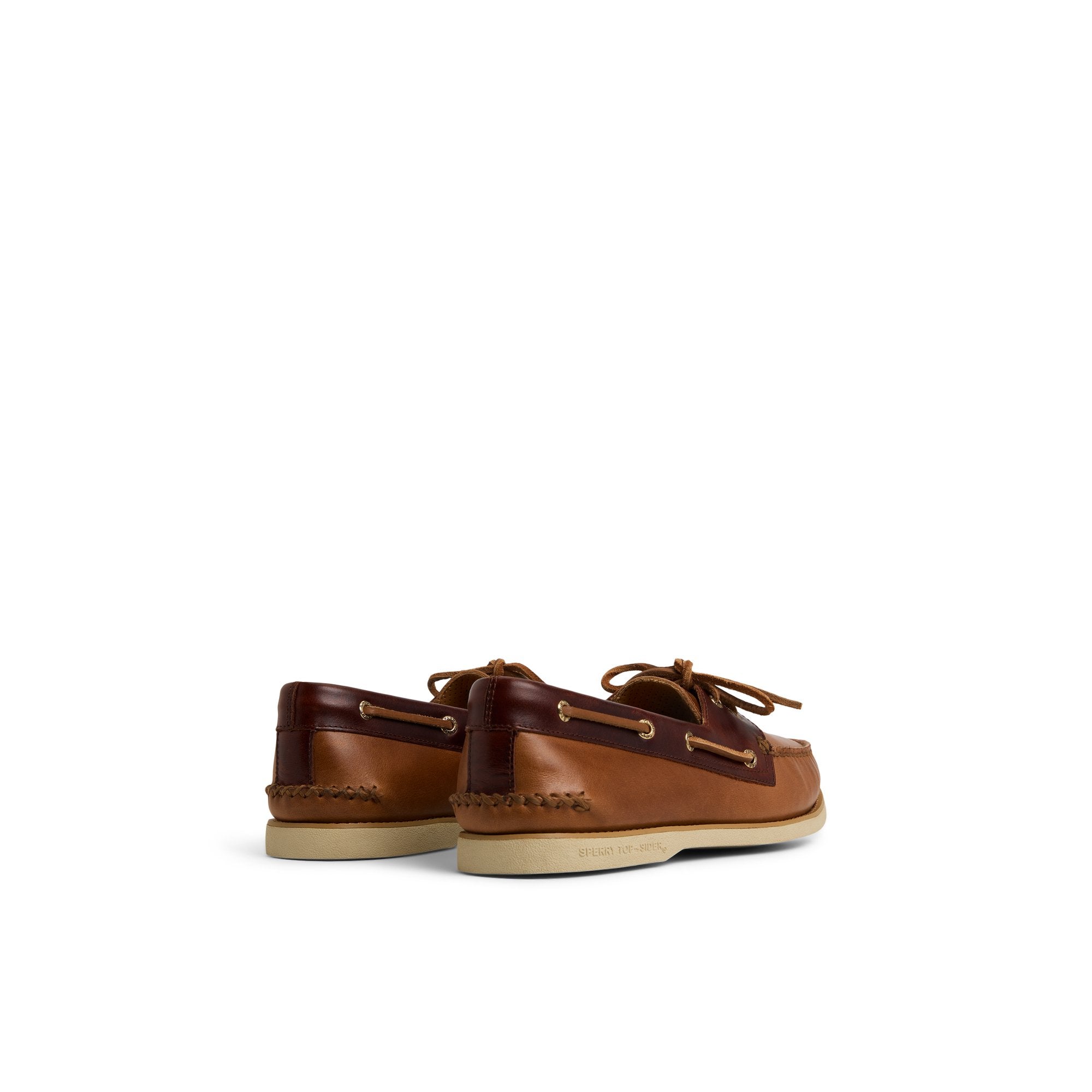 Gold Authentic Original™ 2-Eye Lite Boat Shoe Tan Combo Men's Leather