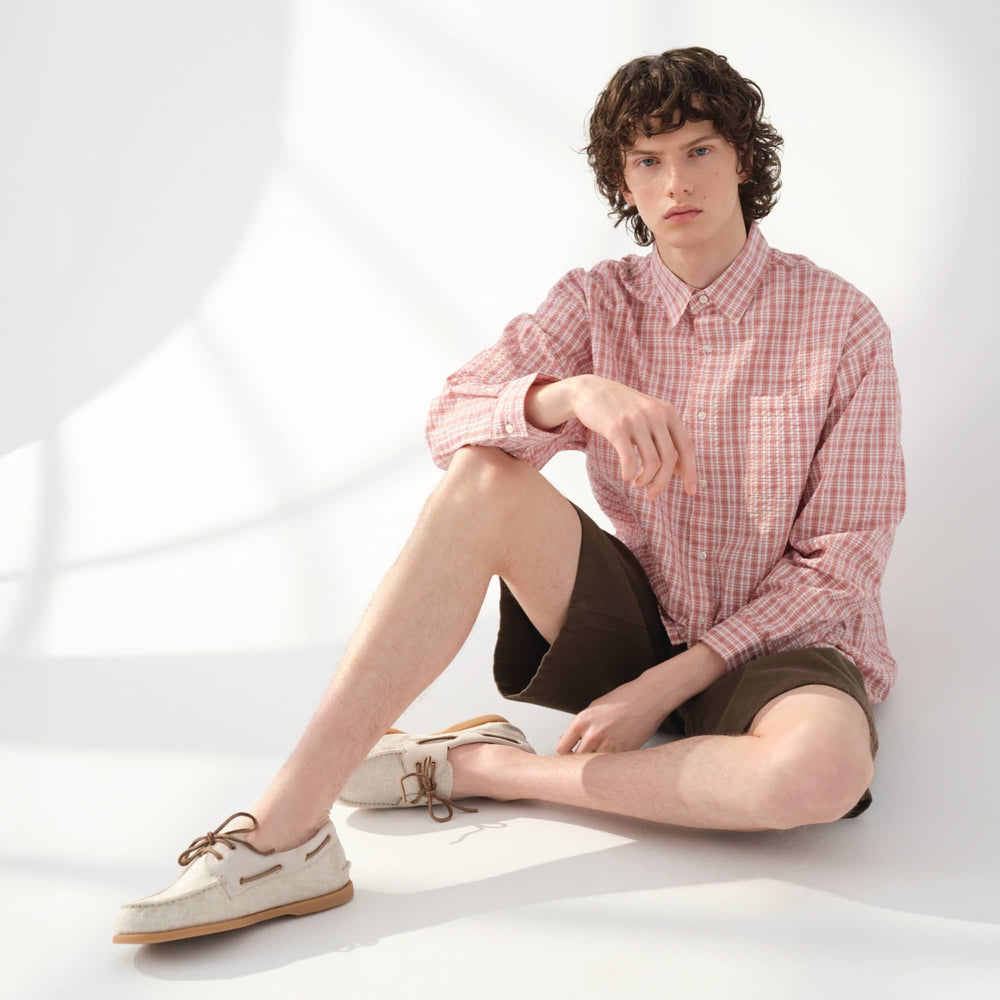 Authentic Original™ 2-Eye Boat Shoe Light Beige