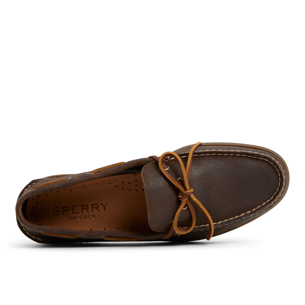 Authentic Original™ 1-Eye Boat Shoe Dark Brown