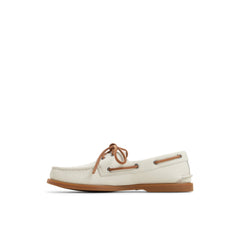 Authentic Original™ 2-Eye Boat Shoe Open White