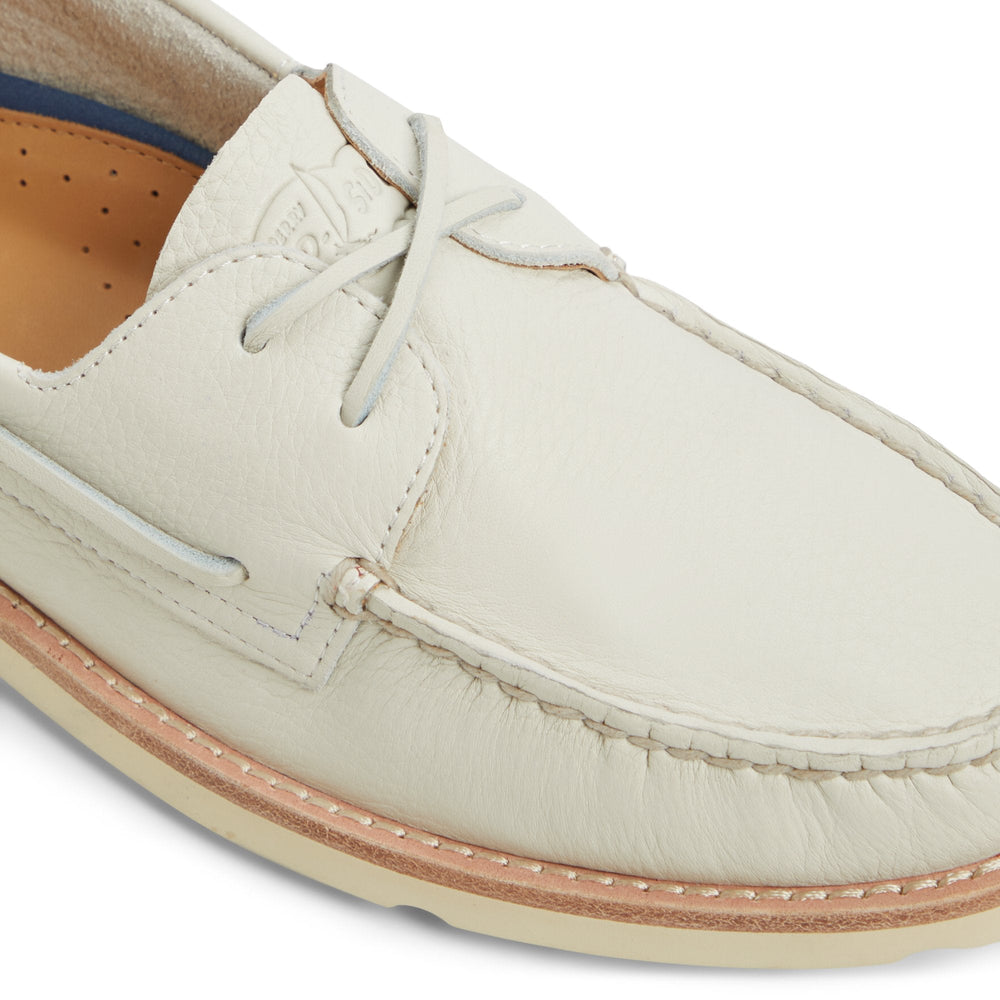 Authentic Original™ 2-Eye Lite Boat Shoeripple Cream Men's Leather