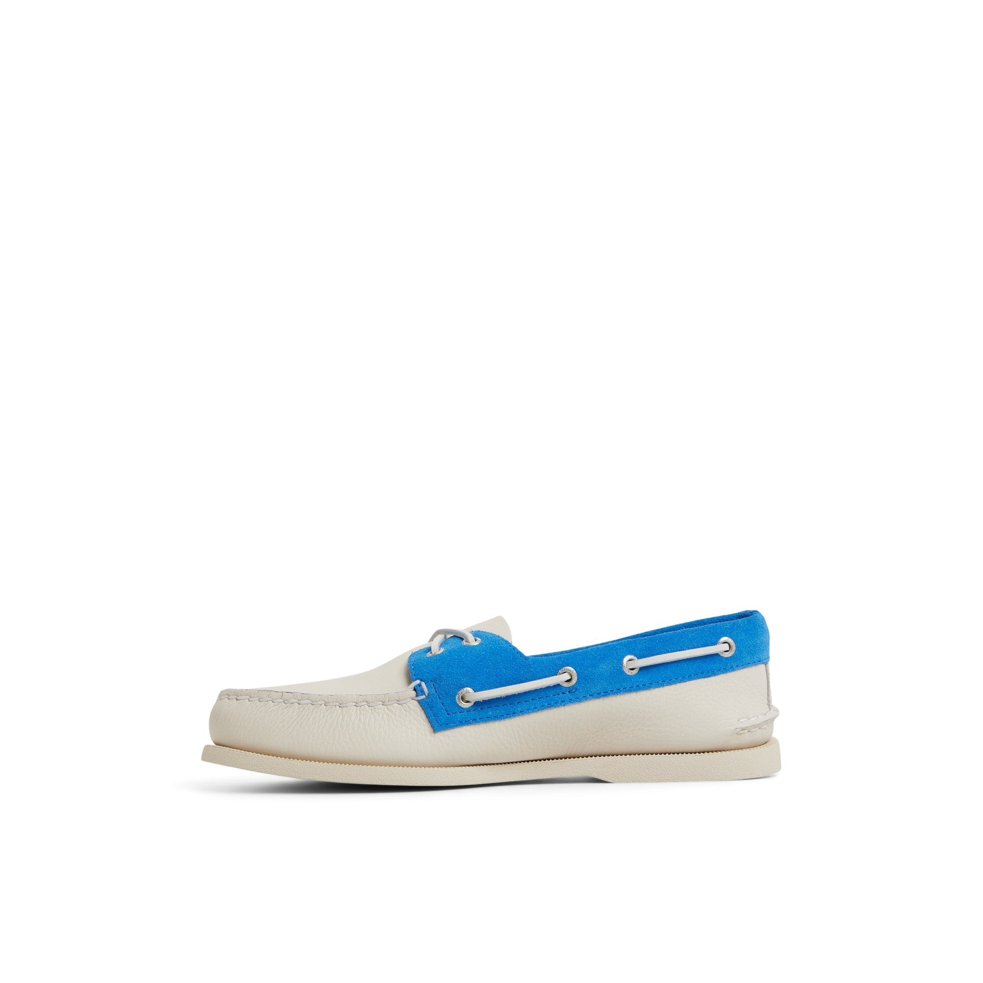 Authentic Original™ 2-Eye Boat Shoe White Blue