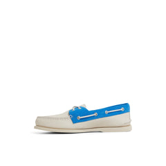 Authentic Original™ 2-Eye Boat Shoe White Blue