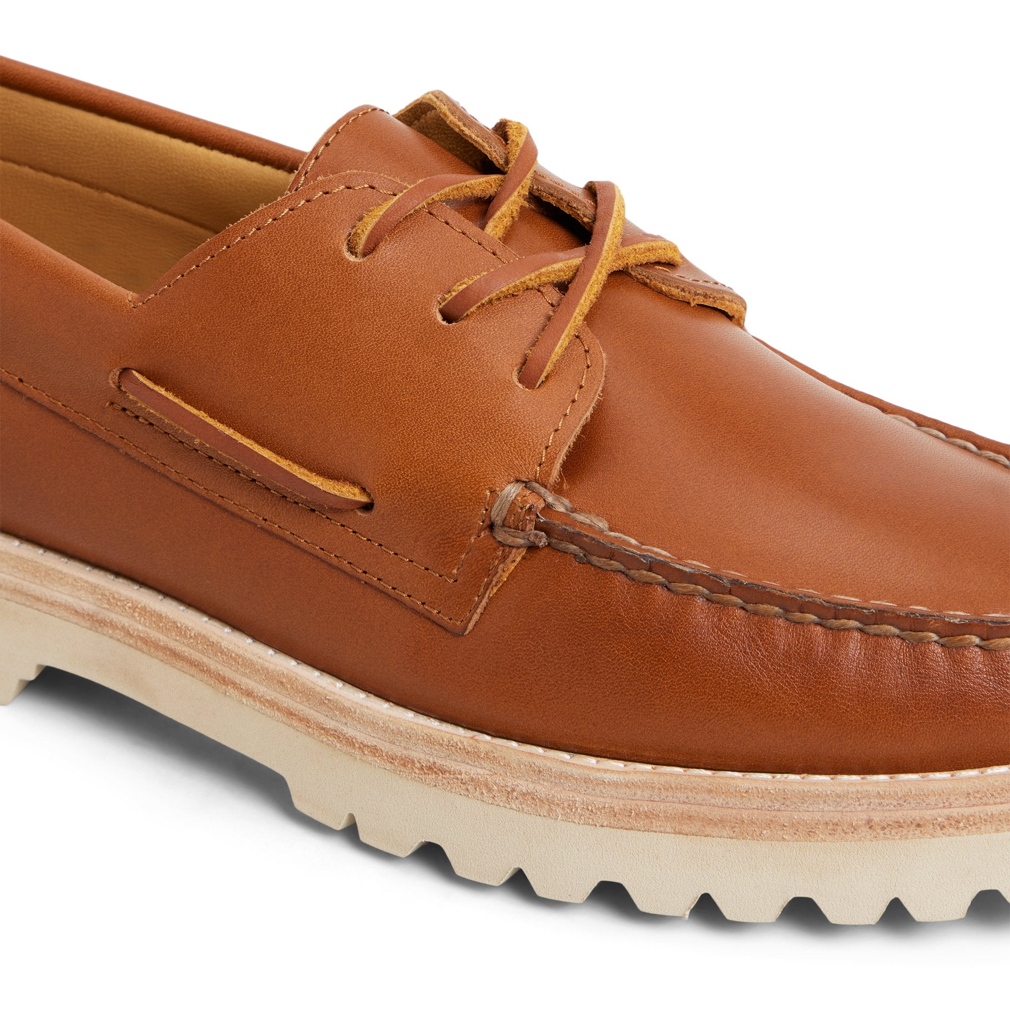 Authentic Original™ 2-Eye Lug Boat Shoe Tan