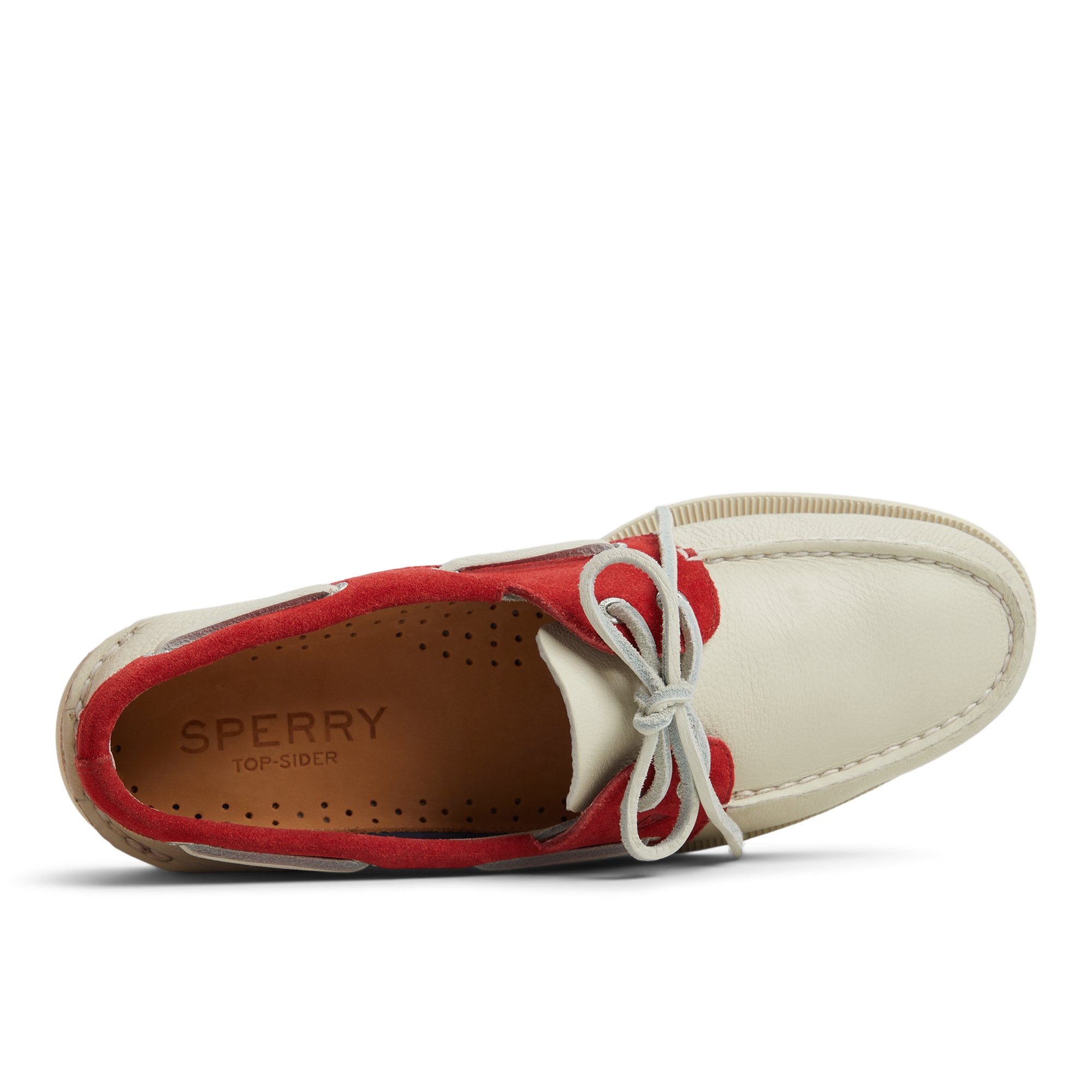 Authentic Original™ 2-Eye Boat Shoe Red White