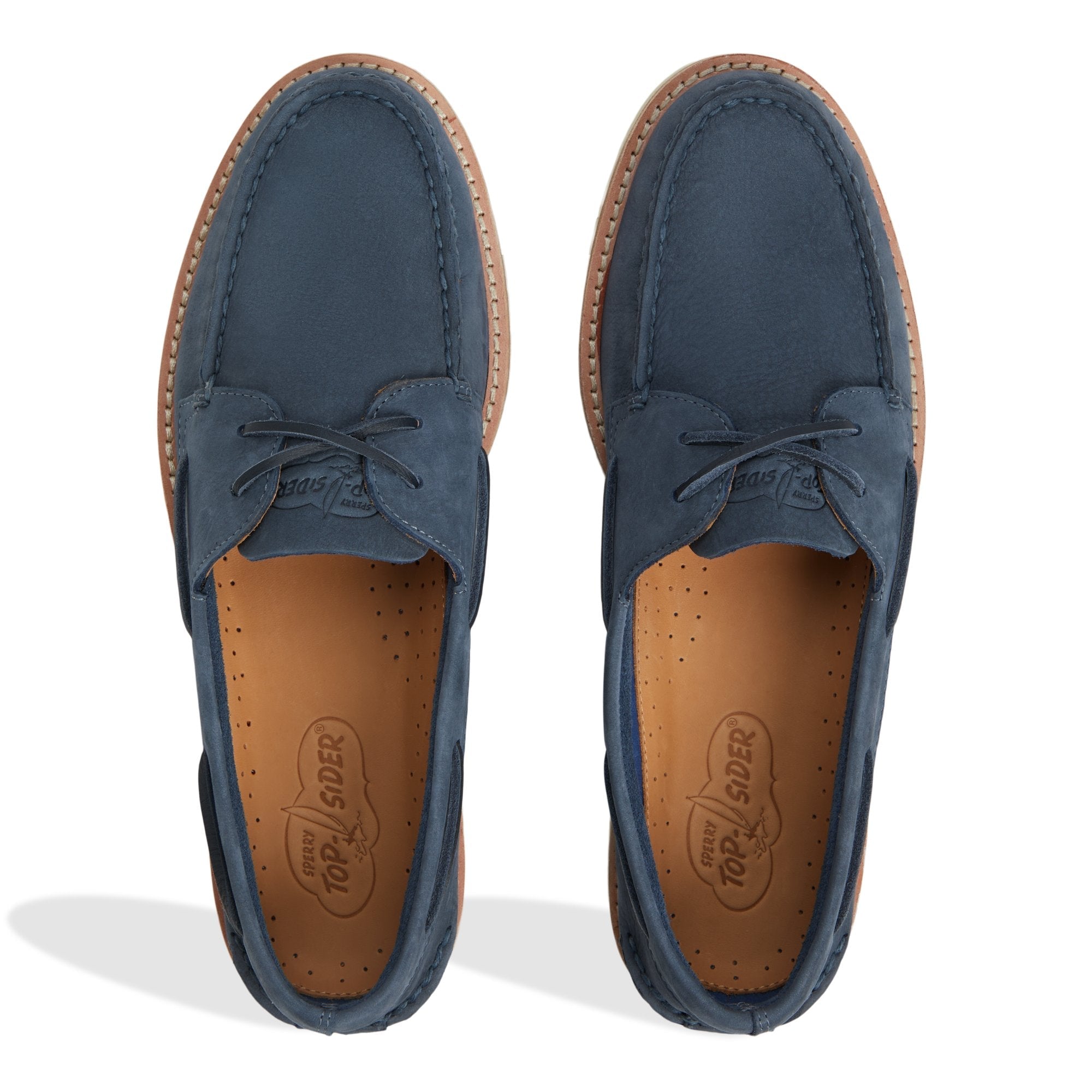 Authentic Original™ 2-Eye Lite Boat Shoeripple Dust Blue Men's Leather