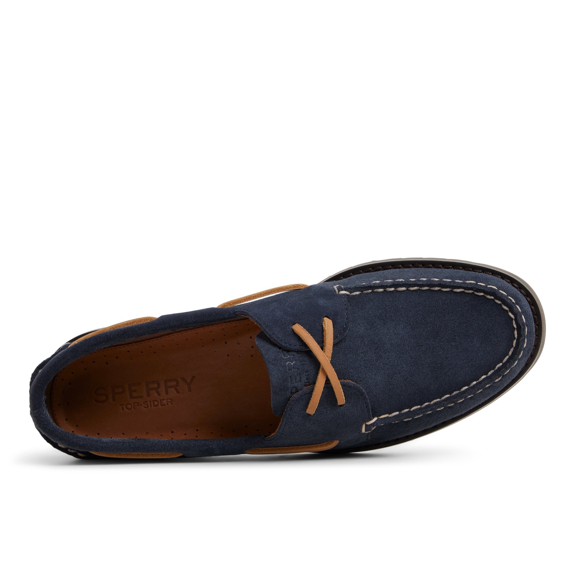 Authentic Original™ 2 Eye Ripple Boat Shoe Dark Blue