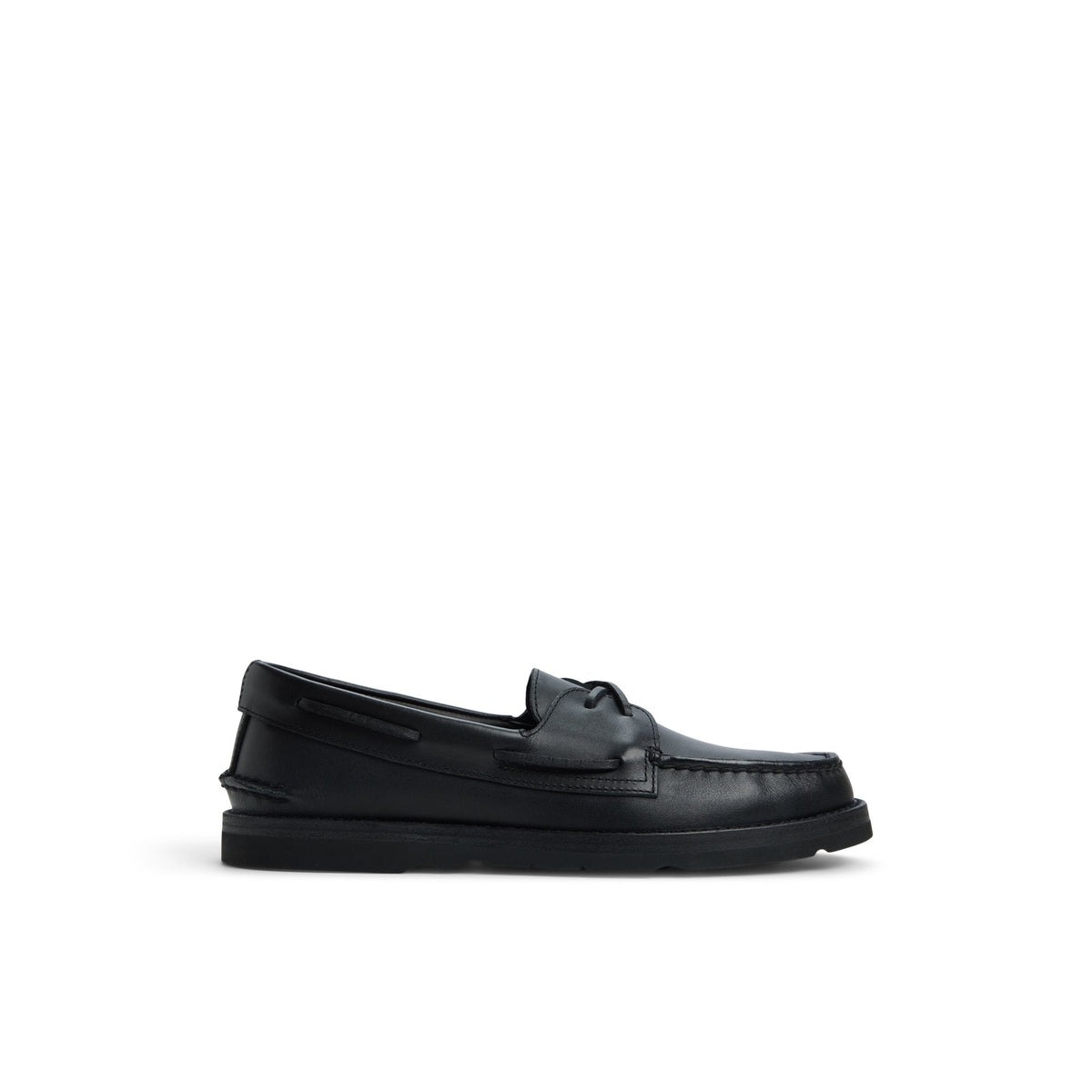 Sperry x Todd Snyder Vachetta Leather Boat Shoe Black