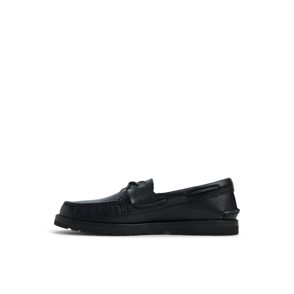 Sperry x Todd Snyder Vachetta Leather Boat Shoe Black