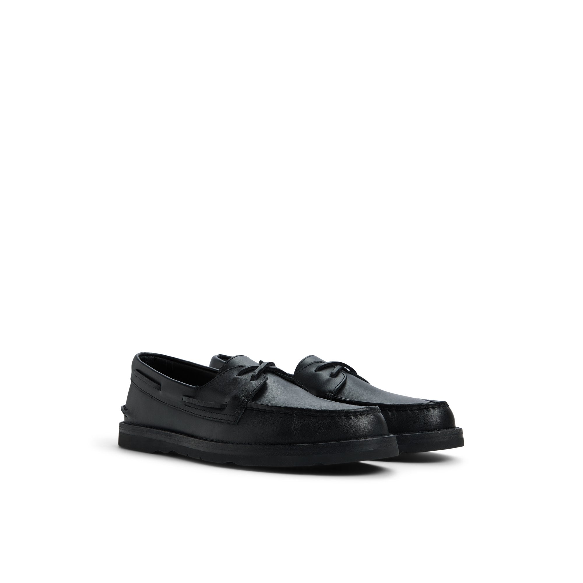 Sperry x Todd Snyder Vachetta Leather Boat Shoe Black