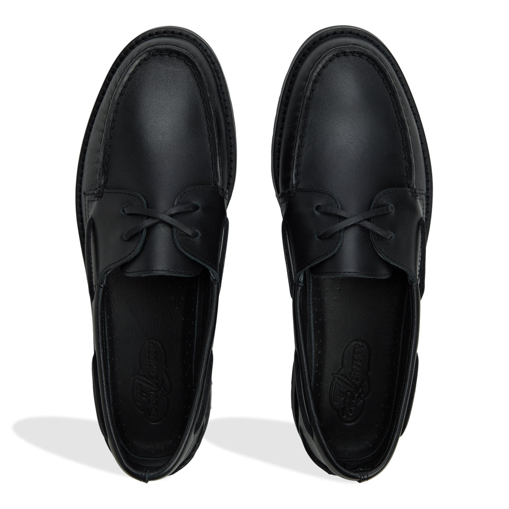 Sperry x Todd Snyder Vachetta Leather Boat Shoe Black