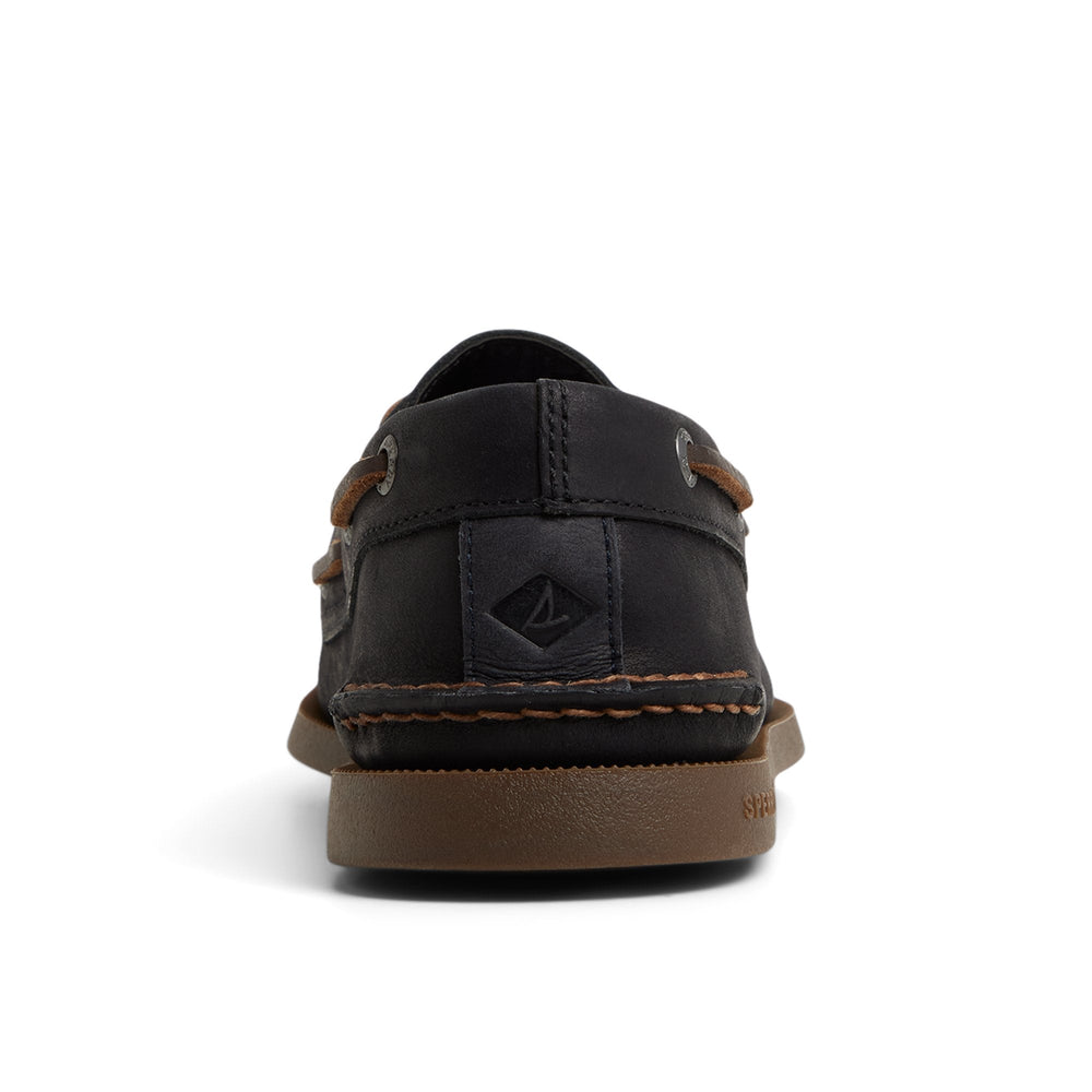 Authentic Original™ 2-Eye Lace Boat Shoe Other Black