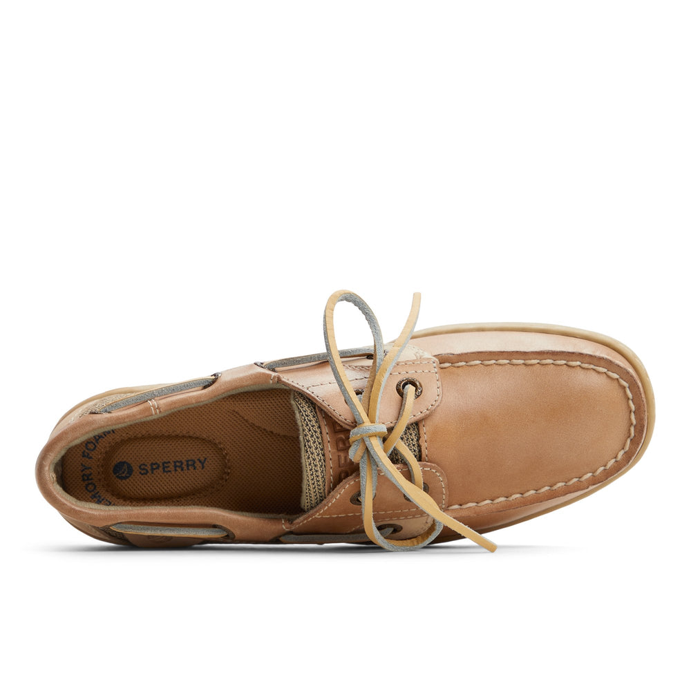 Bluefish 2-Eye Boat Shoe Linen Multi
