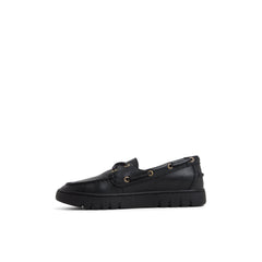 Keely Boat Shoe Black Black