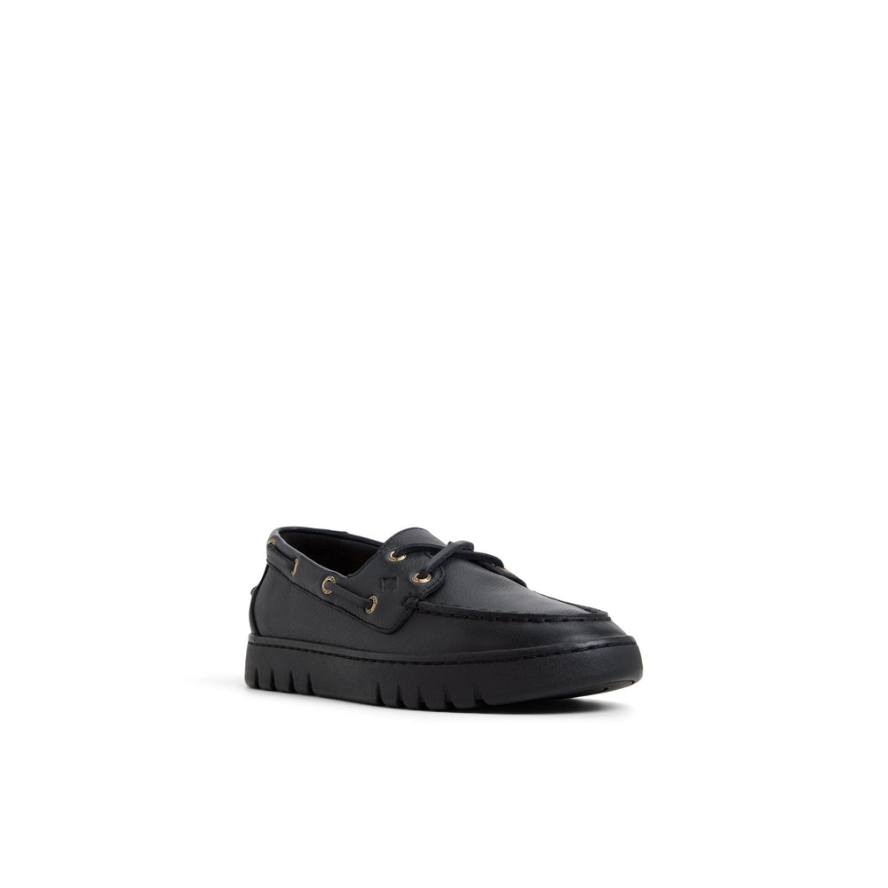 Keely Boat Shoe Black Black