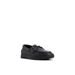 Keely Boat Shoe Black Black