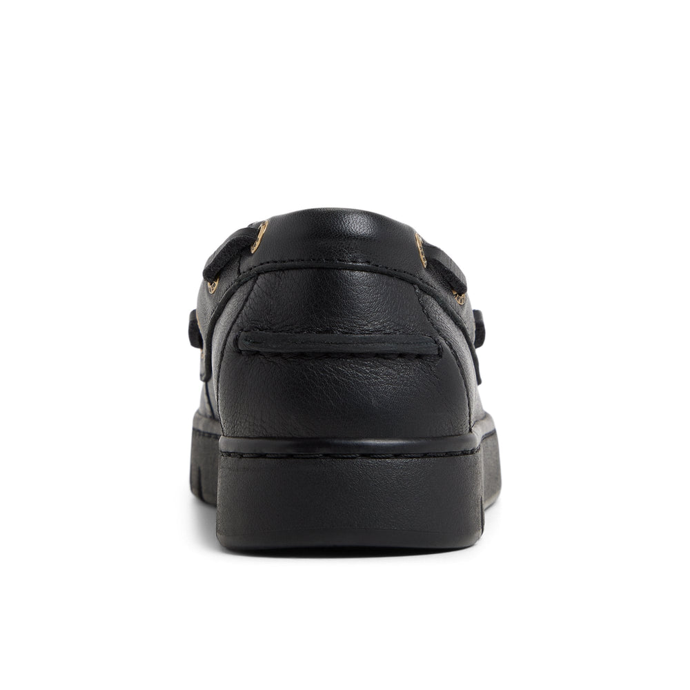 Keely Boat Shoe Black Black