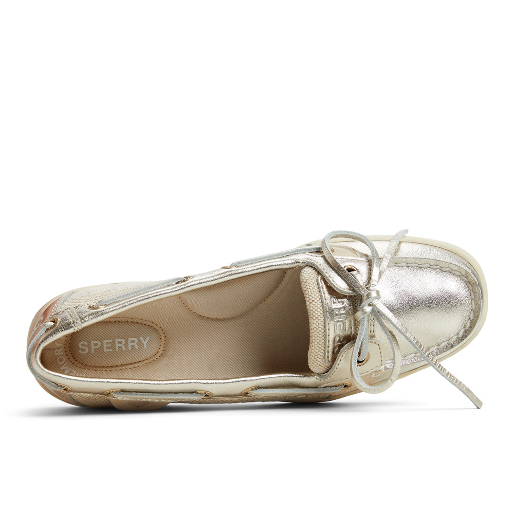 Angelfish 1 Eye Boat Shoe Gold