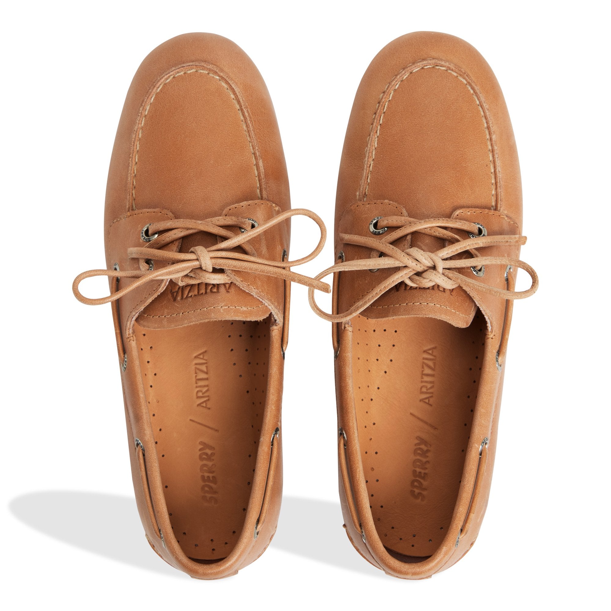 Sperry x Aritzia Slim Boat Shoe Tan - 2