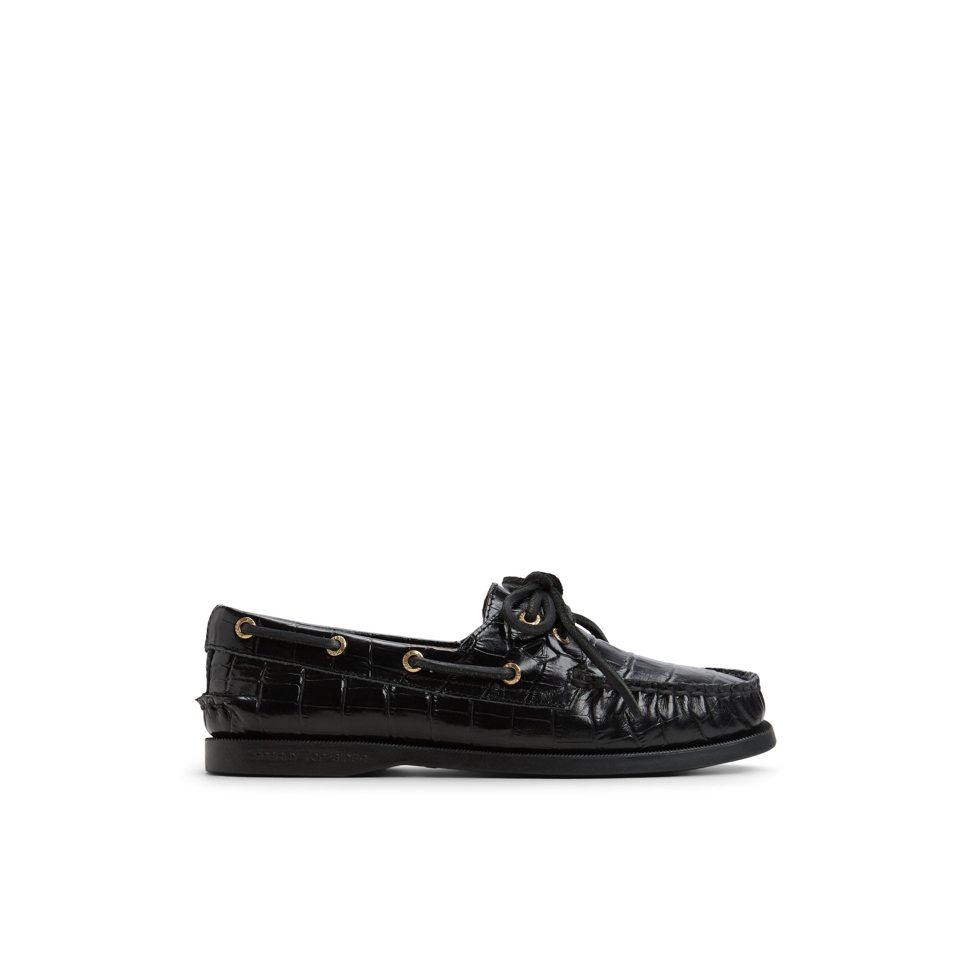Authentic Original™ 2 Eye Boat Shoe Black