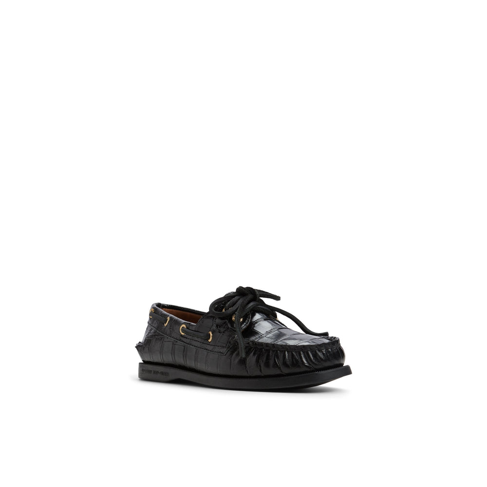 Authentic Original™ 2 Eye Boat Shoe Black