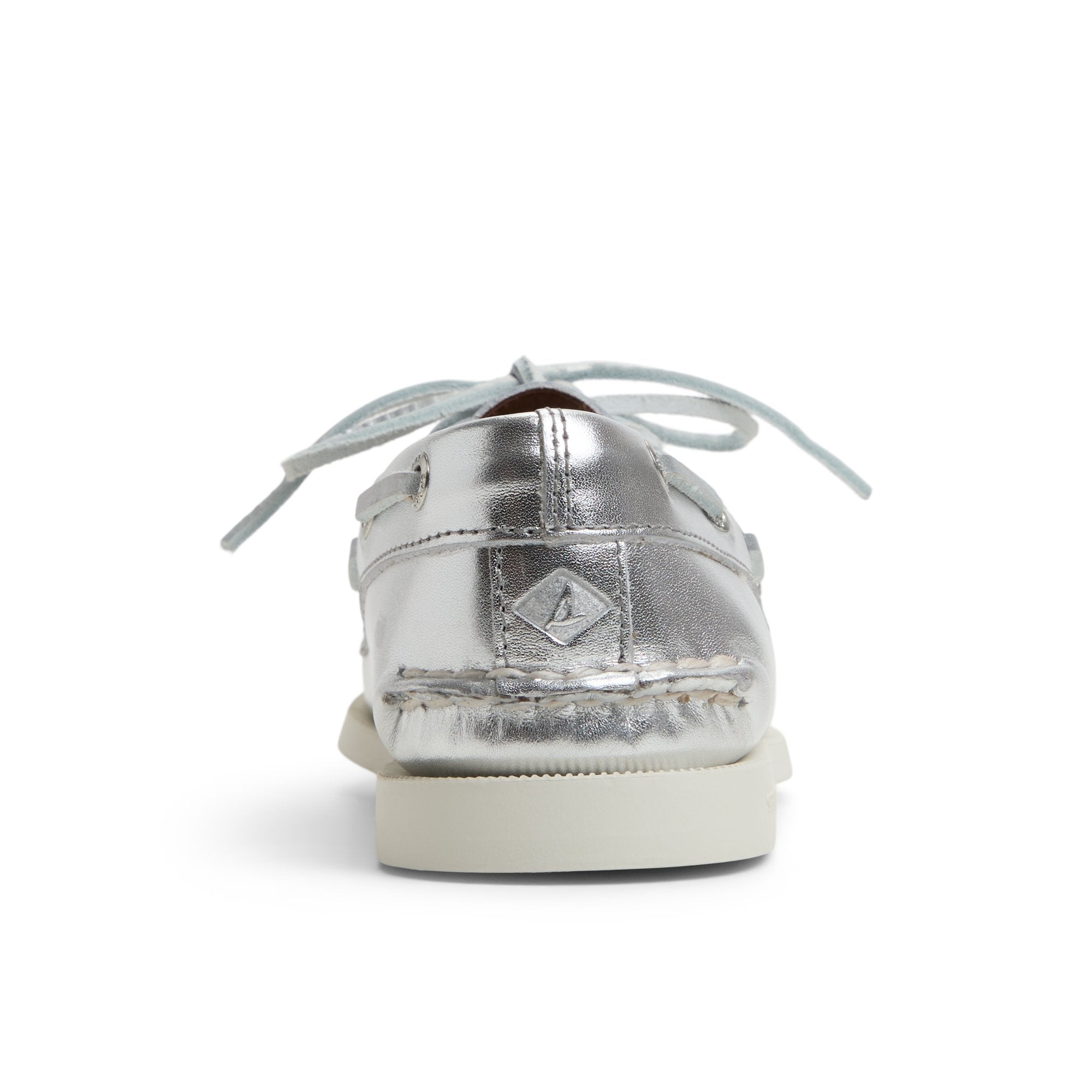 Authentic Original™ 2 Eye Boat Shoe Silver Women's Leather