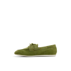 Slim Boat Shoe Olive