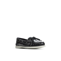 Authentic Original™ 1 Eye Boat Shoe Black Women's Leather