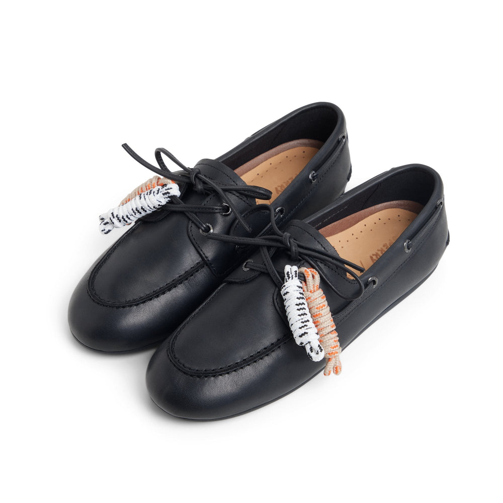 Sperry x Aritzia Slim Boat Shoe Black