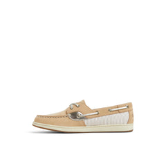 Coastfish 2 Eye Boat Shoe Linen Multi