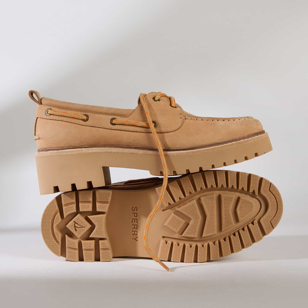 Authentic Original™ Lug 2-Eye Boat Shoe Tan 14087127